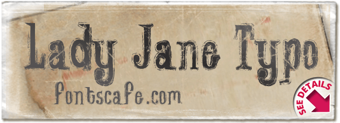 "Lady Jane Typo" font
