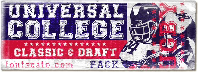 "Universal College Pack 01" font