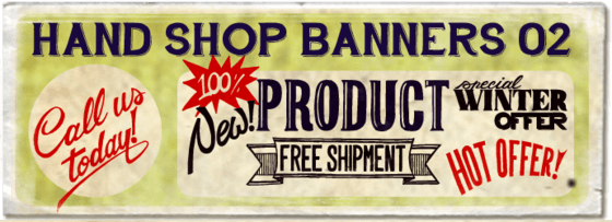 "Hand Shop Banners 02" font
