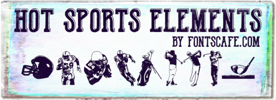 "Hot Sports Elements" font