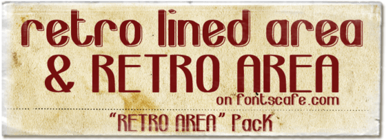 "Retro Area pack" font